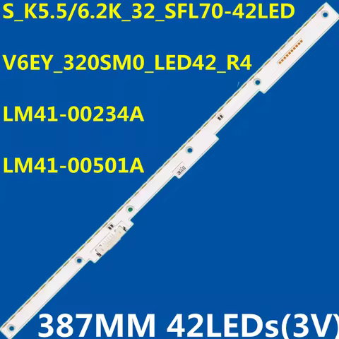 10PCS LED Backlight Strip For S_K5.5/6.2K_32_SFL70-42LED LM41-00234A 00501A UA32K5500BJ UE32M5522 UE