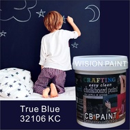 32106KC CHALKBOARD PAINT ( 1L ) CRAFTING EASY CLEAN FOR INTERIOR &amp; EXTERIOR WALL PAINT / PAPAN KAPUR CAT / chalk board