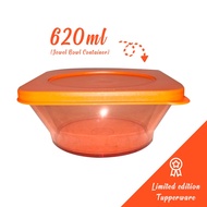 Tupperware Jewel Bowl 620ml Orange (Limited Edition) Container Store food cold hot transparent tapau