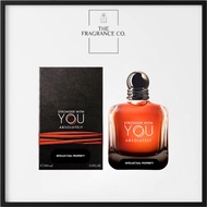 [100% Authentic] Stronger With You Absolutely Men's Fragrance 100mL