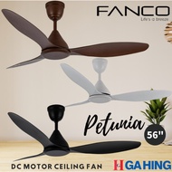 FANCO Petunia DC Motor Ceiling Fan 56 inch/ kipas hiasan / syiling fan / ciling fan/Ga Hing/ Gahing