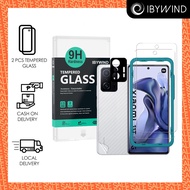 IBYWIND Tempered Glass For Xiaomi 11T/Xiaomi 11T Pro 5G, with 2 Pcs Tempered Glass, 1 Pc Camera Lens
