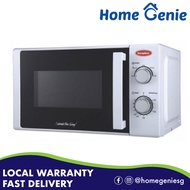 EuropAce 20L Black / White Microwave Oven ( EWM1201S / EWM1201 )