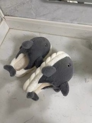 毛毛拖鞋 冬天拖鞋 居家拖鞋 鯊魚拖鞋