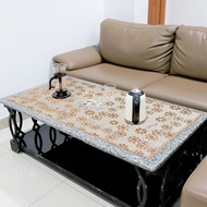 Taplak Meja Tamu Anti Air Ukuran 60cm x 120cm Bahan PVC Tebal Murah Bisa COD / Taplak Meja Ruang Tamu Sofa Persegi Panjang Taplak Meja Makan Motif Cantik Berkualitas Import Termurah