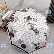 新款 CHANEL 香奈兒 雨傘8 防紫外線 遮陽傘 雨遮 防曬