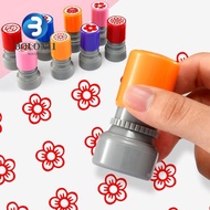 BO Rewards Flower Stamp, Students Rewards DIY Drawing Toy Star Grading Stamp, Cute Positive Review S
