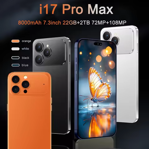 Screen Protector For New i17 Pro Max HOT 7inch HD Global Edition Original Smart 22GB+2TB Dual Card 8