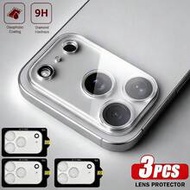 3pcs 9H Tempered Glass Camera Lens Screen Protector, Compatible With IPhone 17/Air/17 Pro/17 Pro Max
