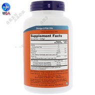 Ready Stock USA Now Foods Super Cod liver oil Cod liver oil 1,000mg 180 Capsules