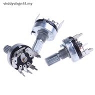 vhddyvikgn4f 5Pcs RV17 With Switch Potentiometer B1K 2K 5K 10K 20K 50K Handle Length 15mm 5Pin Switc