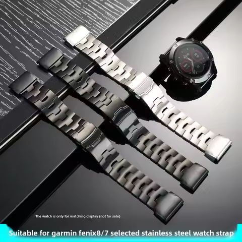 For Garmin Fenix 1/2/3/3HR 7x 5X 5X plus Mk1/Mk2/ Mk2i D2 Quick release titanium alloy strap Men Met