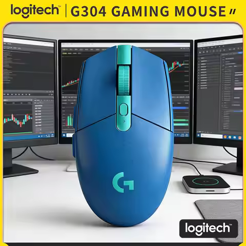 Logitech G304 Wireless Gaming Mouse 12000 DPI HERO Sensor LIGHTSPEED 1ms 9-Month Battery Comfort Des