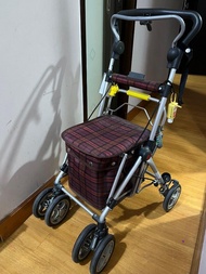 四輪可摺疊手推車/老人助步車/購物車