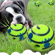 Ball Interactive Dog Toy Fun Giggle Sounds Ball Puppy Chew Toy Wobble Wag Giggle Ball