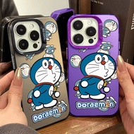 Individualized Dudu Mouth Dingdang Cat Phone Case Compatible for IPhone 11 12 13 Pro Max 14 15 7 8 Plus SE 2020 XR X/XS Max Silicone Case Anti Drop Metal Button