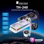 JONSBO TH-240 Intel/AMD 240mm Matrix Display Seamless ARGB AIO Cooler