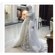 Gaun pengantin hijab - gaun prewedding import - baju pengantin