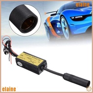 ELAINE FM Converter, 12V FM 76-90 Mhz Car FM Expander, Durable Black Plastic Car Frequency Changer C
