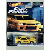Hobby Store xe mô hình Hot Wheels Premium Fast and Furious Nissan Skyline R33