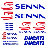 For Ducati 916 Senna decals motorcycle stickers pack side panel tank