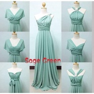 SAGE GREEN INFINITY DRESS WITH TUBE