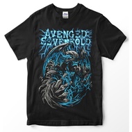 AVENGED SEVENFOLD Power lightning Premium tshirt metal t-shirt a7x av7x bat logo dear god Material C