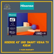 Hisense 4K UHD TV E6K 43