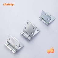 UMISTY Flat Open, Connector Heavy Duty Steel Door Hinge, Creative Interior No Slotted Soft Close Close Hinges Furniture Hardware Fittings