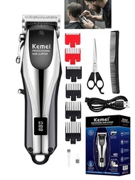 Kemei品牌專業男士理髮器可充電無線USB剪髮理髮店沙龍或家用男士修剪器KM-2619