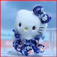 GC Sanrio Hello Kitty Plushie Japanese Style Floral Dress Plush Doll Bag Charm