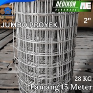 AEDXON JUMBO Project Counter Wire | Welded Wire Mesh | 2" x 1M x 15M 28KG