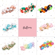 30pcs/Pack New Kids Birthday Avocado Green Balloon Garland Party Decorations 100Days Macaron Yellow 