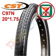 CST【20*1.75】C97N 城市胎 20吋 正新 20x1.75 406胎 細紋 折疊車 外胎【T84-02】