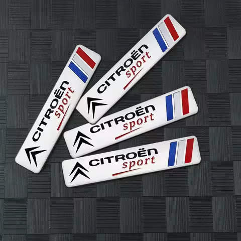 Car Accessories 3D Metal Alloy Car Motorsport Logo Body Trunk Stickers for Citroen C1 C2 C3 C4 C4L C