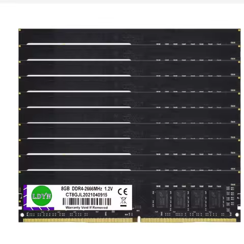 10PCS DDR4 RAM 4GB 8GB 16GB 2133 2400 2666 3200MHz PC4-17000 19200 21300 25600 UDIMM 288PIN 1.2V NON