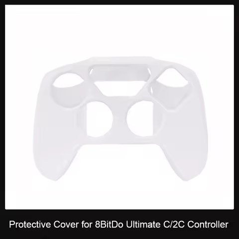 YOOPEO Protective Cover Soft Silicone Case Shell for 8BitDo Ultimate C / 2C Gamepad for 8BitDo Black