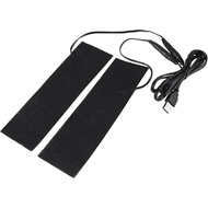Oumefar 1 Pair USB Carbon Fiber Heating Pad Mat 5V USB Electric Heating Film Heater Pads for Warming
