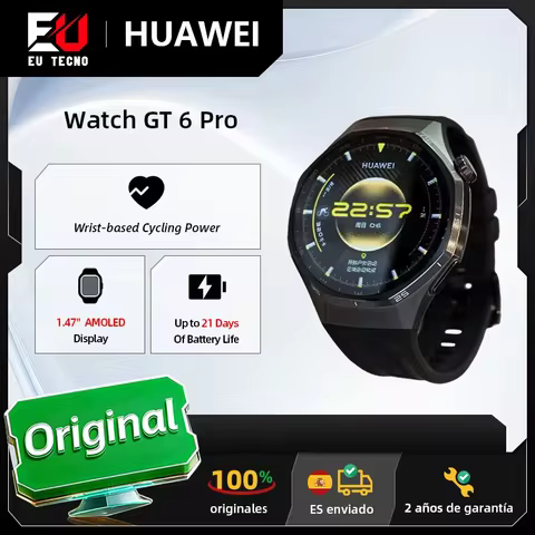 HUAWEI Watch GT 6 Pro 46mm GPS Smartwatch 1.47 inches AMOLED Color Screen Up to 21 Days of Battery L