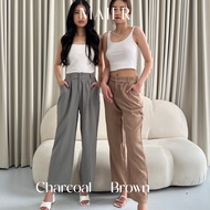 MAIER - Alora Linen Cullote Pants | Linen Curly Wanita