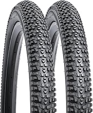 YUNSCM 2-PCS 26" Mountain Bike Tires 26 x 1.95/53-559 Compatible with 26x1.95 26x2.0 Bike Bicycle Ti