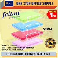 Felton A3 Document Case 50mm / Document Holder / Fail A3 / Plastik Fail