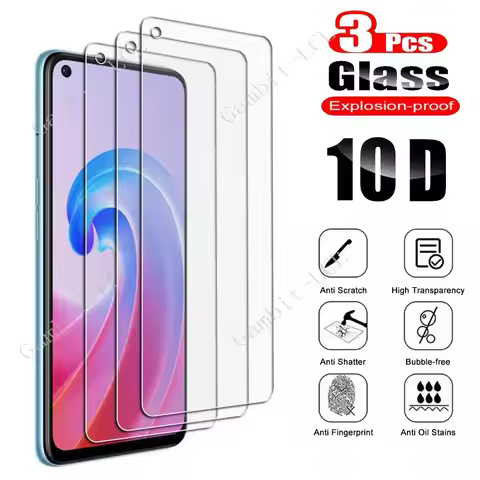 3PCS For OPPO A16e A36 A57 4G 5G A76 A77 A96 A97 F21 Pro Find X5 Lite Reno6 K10 Pro Tempered Glass P