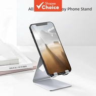 Aluminum Phone Stand Desktop Holder for iPhone, Samsung, Switch, and All Phones  Pendirian Telefon B