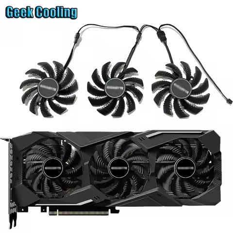 NEW Original 78MM 0.35A 4PIN Video Card cooling fan，For Gigabyte GTX 1660 1660S 1660TI、RTX 2060 2060