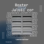 ROSTER BETON MINIMALIS JALOSI COR /KATALOG MOTIF /MERAH /ABU-ABU // roster minimalis / loster minima