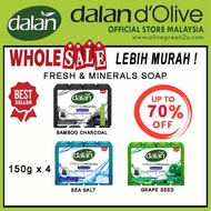 DALAN d'OLIVE FRESH &amp; MINERAL SOAP 150g x4