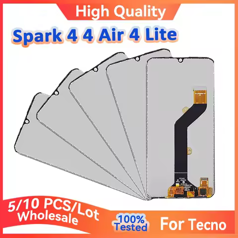 5/10 Pieces Lot For Tecno Spark 4 Lite 4 Air KC1J KC6 Lcd Display Screen With Touch Assembly Spark 4