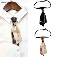 Oathnic Tassels Chain Tie Knotfree Tie Adjustable Neck Tie School Uniform Props Neckwear