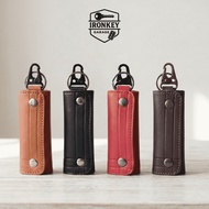 GANTUNGAN Motorcycle Key STNK Wallet 3-Fold Car/ with Car Keychain - Ironkey Garage - A05